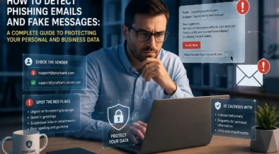 Detecting phishing emails in cybersecurity
