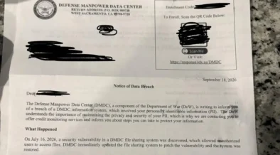 DMDC Data Breach Exposes Personal Information of 3 Million