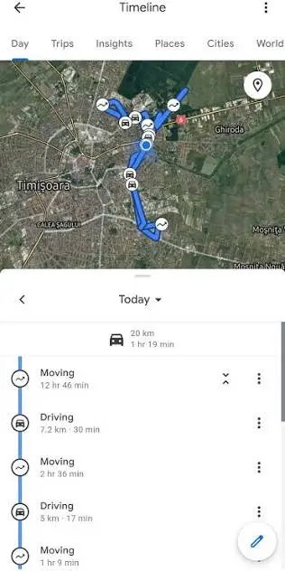 Google Maps Location History